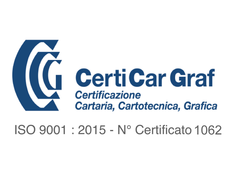 Grafiche Rozzi - Certificato cxertiCarGraf